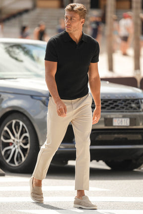 Calça Alfaiataria ModaSSence Amalfi Caqui