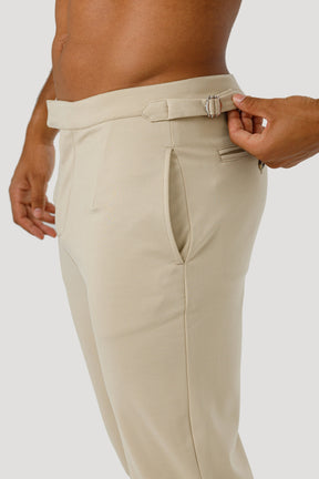 Calça Alfaiataria ModaSSence Amalfi Caqui