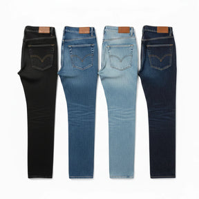 Calça Jeans Masculina com Elastano - Kit 4 Unidades
