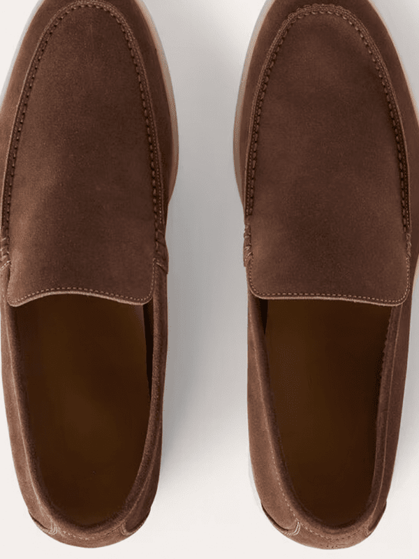 Mocassim Loafer Masculino ModaSSence Azul Marrom Royal